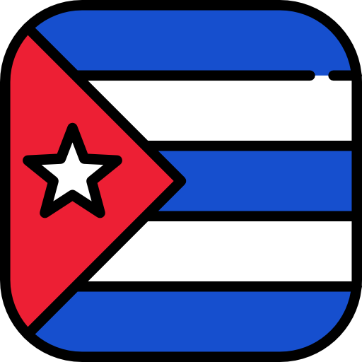 쿠바 Flags Rounded square icon