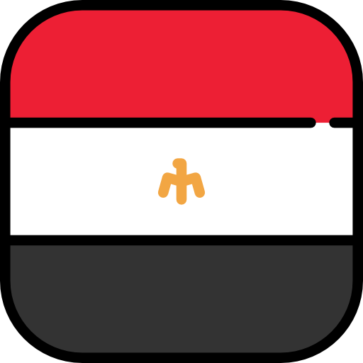 Ägypten Flags Rounded square icon