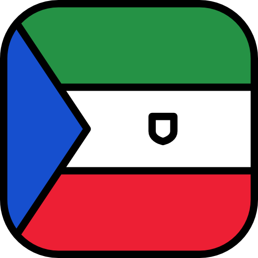 Äquatorialguinea Flags Rounded square icon