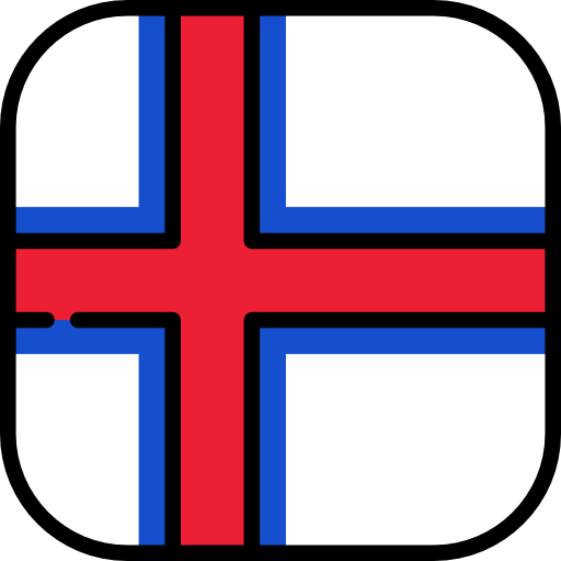 Фарерские острова Flags Rounded square иконка