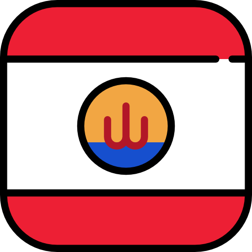 フランス領ポリネシア Flags Rounded square icon