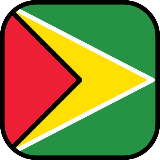 guyana Flags Rounded square icon