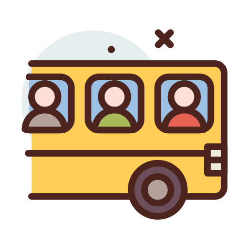 Bus Darius Dan Lineal Color icon