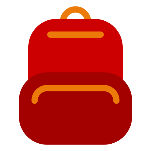 torba szkolna Generic Flat ikona