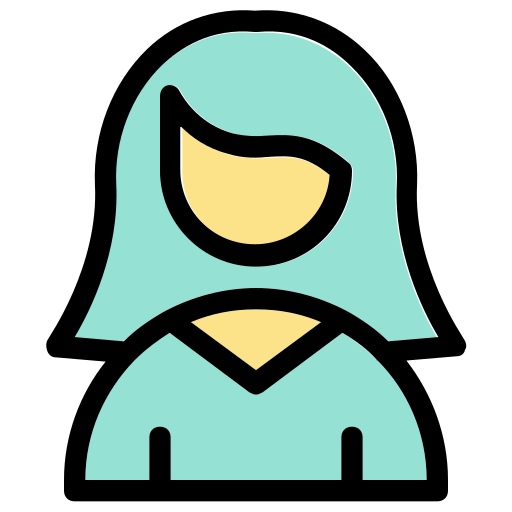 Female student Generic Outline Color icon