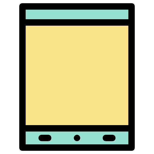 handy, mobiltelefon Generic Outline Color icon