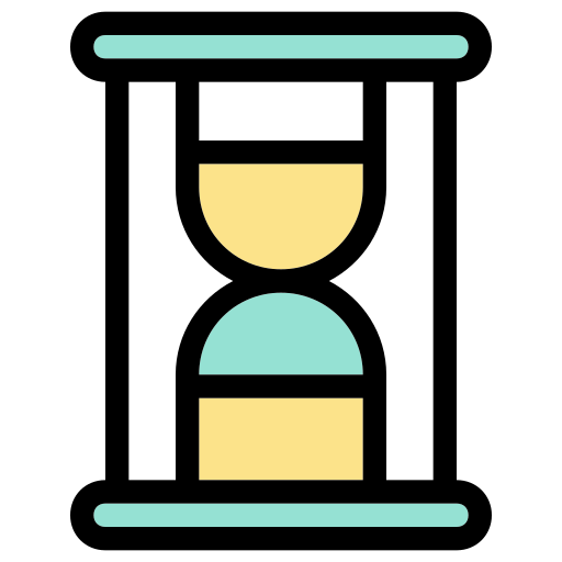relojes de arena Generic Outline Color icono