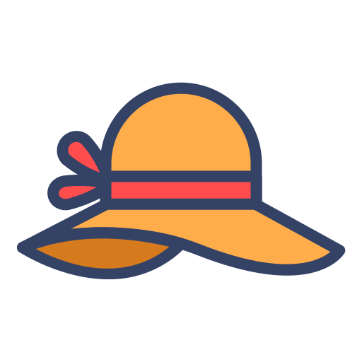 chapéu Generic Outline Color Ícone