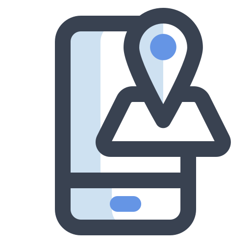 지도 및 위치 Generic Blue icon