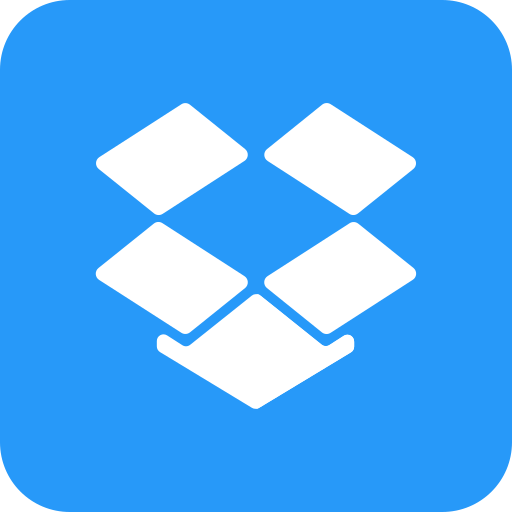 dropbox Generic Flat icono
