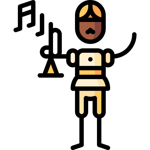 과시 Puppet Characters Lineal Color icon