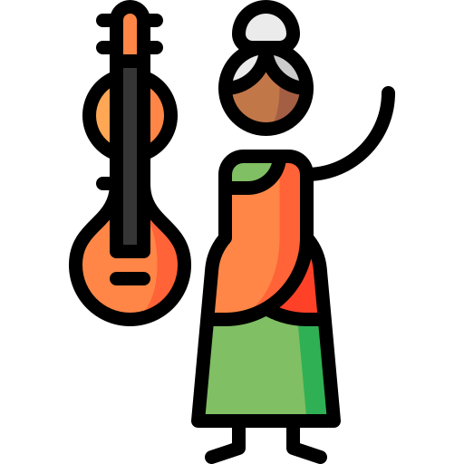 veena Puppet Characters Lineal Color icon