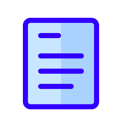 紙 Generic Outline Color icon