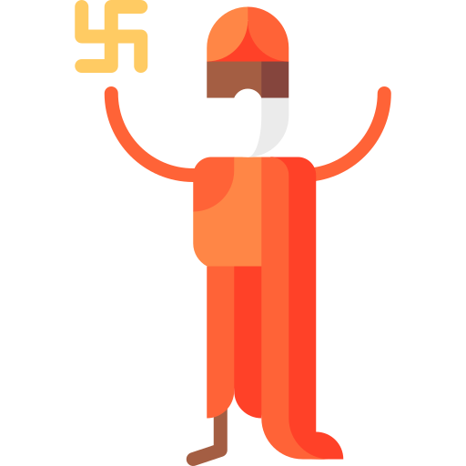 hinduizm Puppet Characters Flat ikona