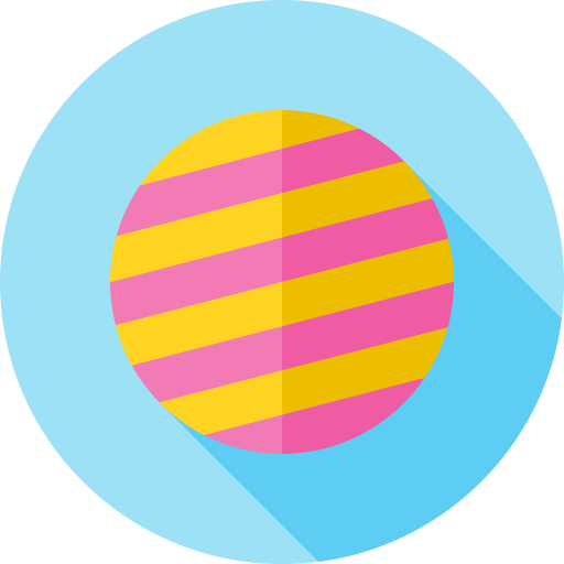pelota Flat Circular Flat icono