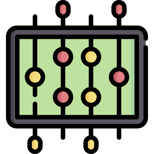 soccer de table Special Lineal color Icône