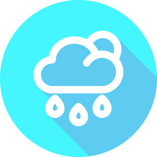 gotas de lluvia Generic Flat icono