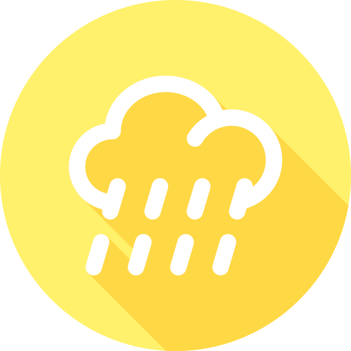 zware regen Generic Flat icoon