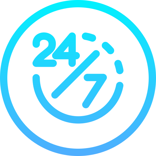 24 7 Generic Gradient icon