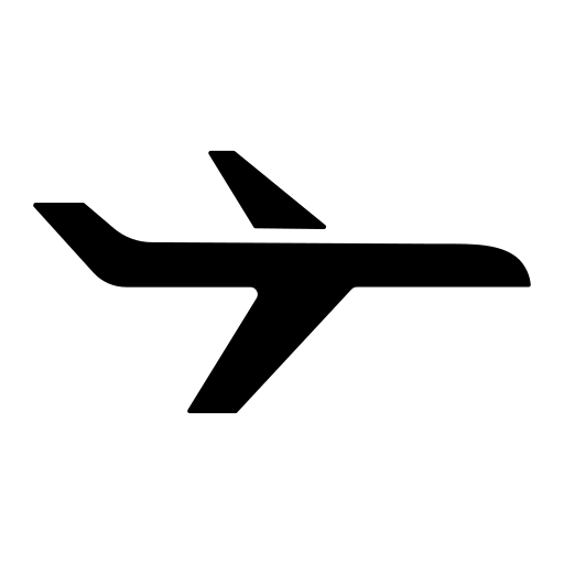 vliegtuig Generic Glyph icoon