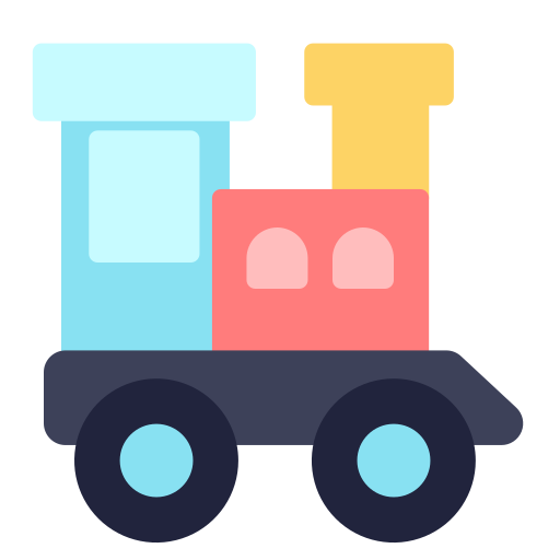 trein speelgoed Generic Flat icoon