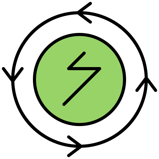 energía renovable Generic Outline Color icono