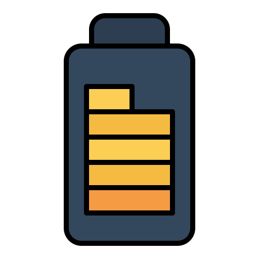 Battery Generic Outline Color icon