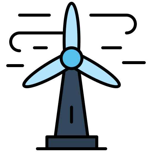 windenergie Generic Outline Color icoon