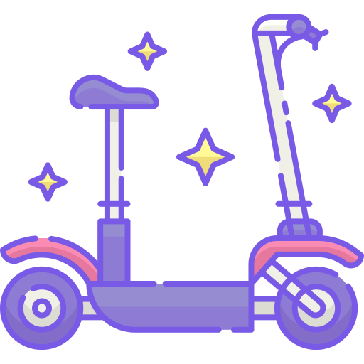 scooter électrique Flaticons Lineal Color Icône