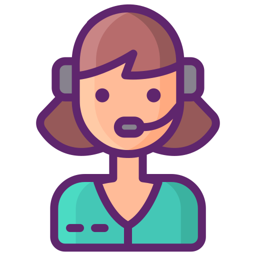 Customer service agent Flaticons Lineal Color icon