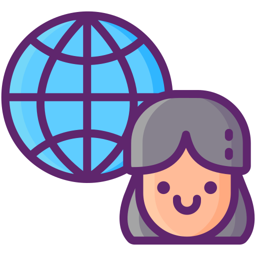Foreigner Flaticons Lineal Color icon