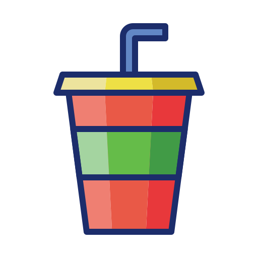 soda Flaticons Lineal Color ikona