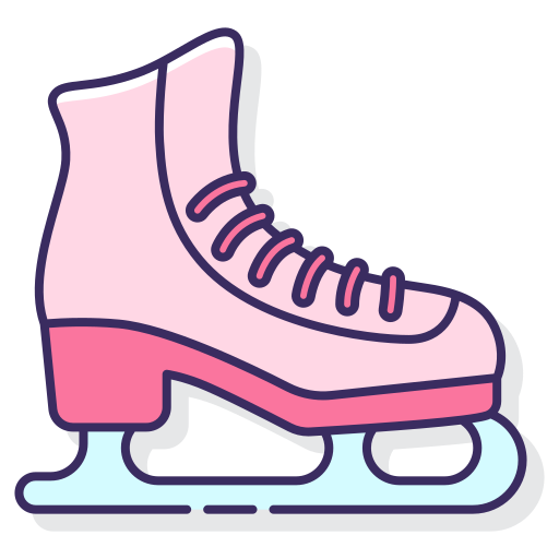 Ice skates Flaticons Lineal Color icon