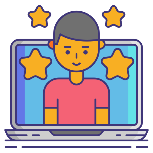 Influencer Flaticons Lineal Color icon