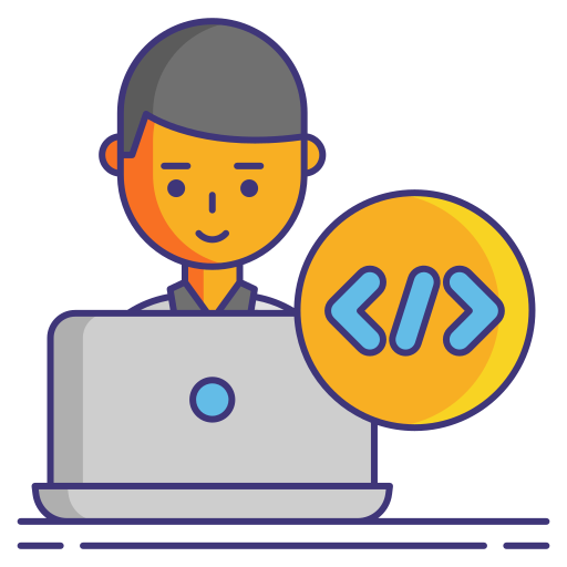 Programmer Flaticons Lineal Color icon