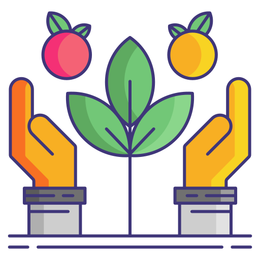 vegan Flaticons Lineal Color icon