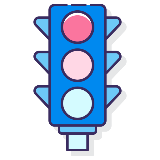 Traffic light Flaticons Lineal Color icon