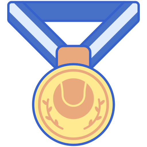 medaglia Flaticons Lineal Color icona