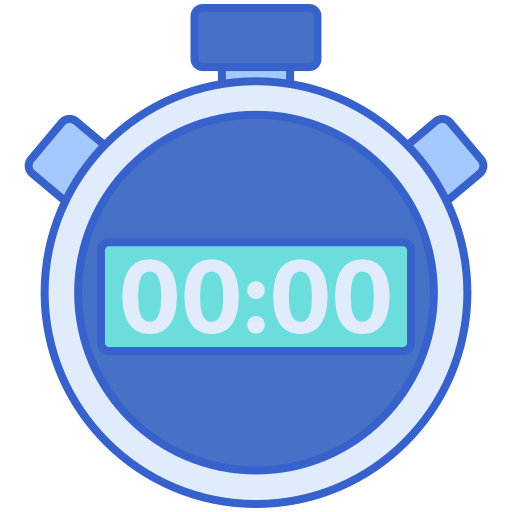 Stop watch Flaticons Lineal Color icon