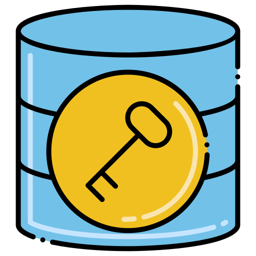 Key value database Flaticons Lineal Color icon