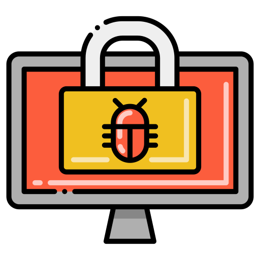 Ransomware Flaticons Lineal Color icon