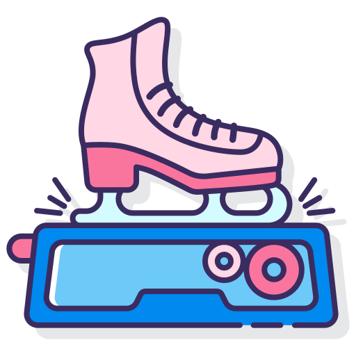 patines Flaticons Lineal Color icono