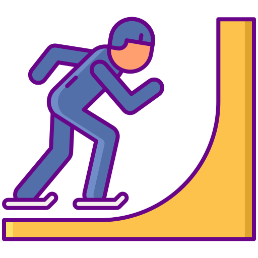 patinaje Flaticons Lineal Color icono