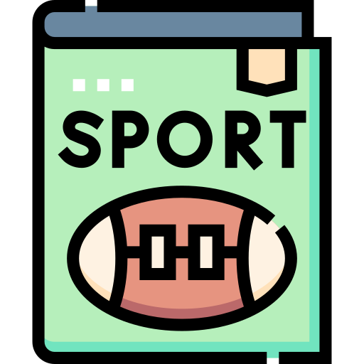 스포츠 Detailed Straight Lineal color icon