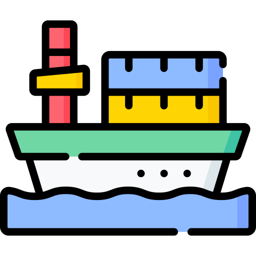 nave da carico Special Lineal color icona