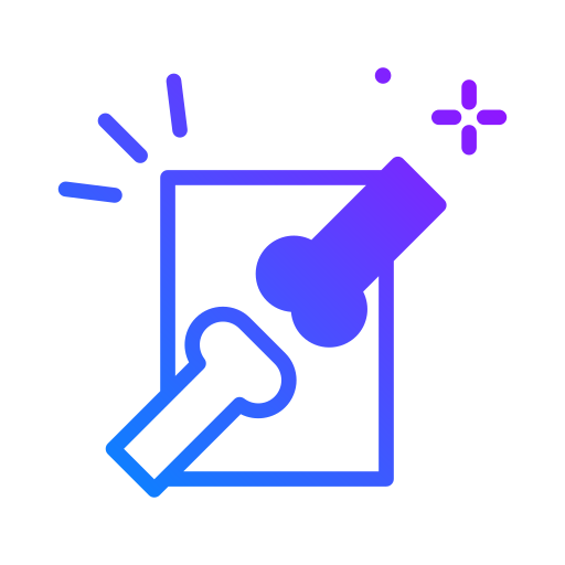 fracture Generic Gradient Icône