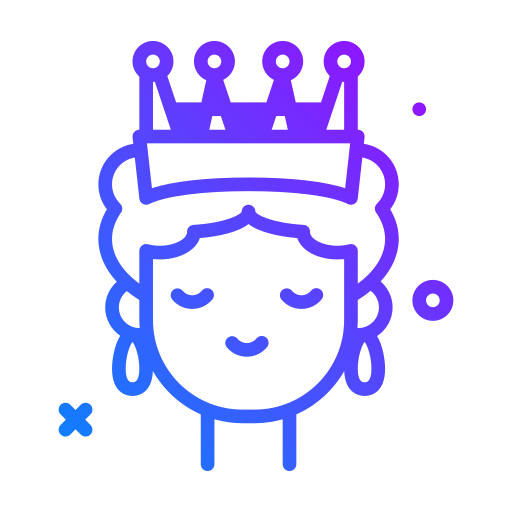koningin Generic Gradient icoon