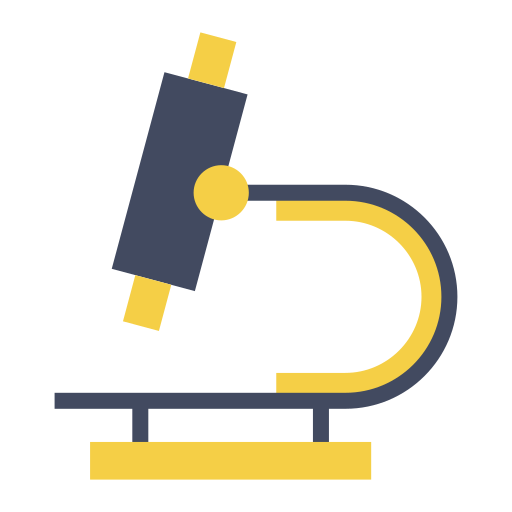 microscoop Generic Flat icoon