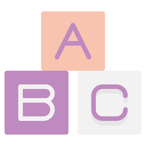 abcブロック Generic Flat icon