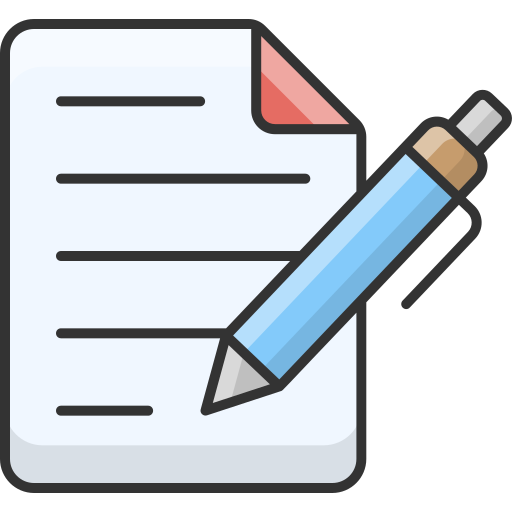 Notes Generic Outline Color icon